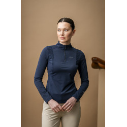 Camisa Polo Horseware AA Sofia Sunshirt Marinho Azul-marinho