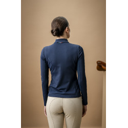 Camisa Polo Horseware AA Sofia Sunshirt Marinho Azul-marinho