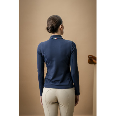 Camisa Polo Horseware AA Sofia Sunshirt Marinho Azul-marinho