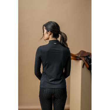 Camisa Polo Horseware AA Sofia Sunshirt Preto