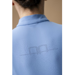 Polo Horseware AA Tech Quarter Gia Azul siciliano