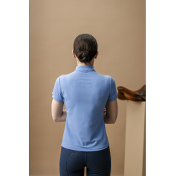 Polo Horseware AA Tech Quarter Gia Azul siciliano