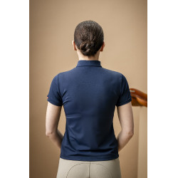 Polo Horseware AA Tech Quarter Gia Marinho Azul-marinho