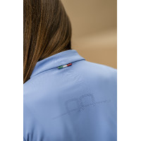 Camisa Polo Horseware Infantil AA Sofia Azul siciliano