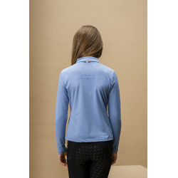 Camisa Polo Horseware Infantil AA Sofia Azul siciliano