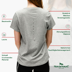 Camiseta Horseware Active Cinzento Camiseta Horseware Active Cinzento