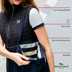 Tote bag Horseware Newmarket Marinho Azul-marinho Tote bag Horseware Newmarket Marinho Azul-marinho