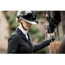 Casaco de competição Horseware AA Platinium Motion Flex Pro Preto Casaco de competição Horseware AA Platinium Motion Flex Pro Preto