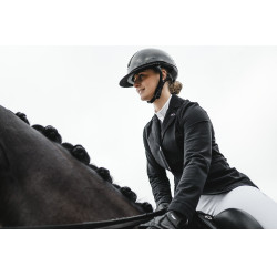 Casaco de competição Horseware AA Platinium Motion Flex Pro Preto Casaco de competição Horseware AA Platinium Motion Flex Pro Preto