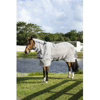 Camisa anti-moscas Horseware Rambo Protector Integrada Prata / marinho