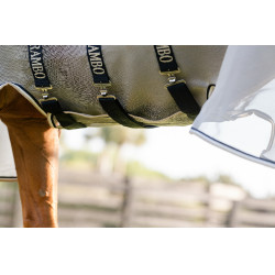 Camisa anti-moscas Horseware Rambo Protector Integrada Prata / marinho