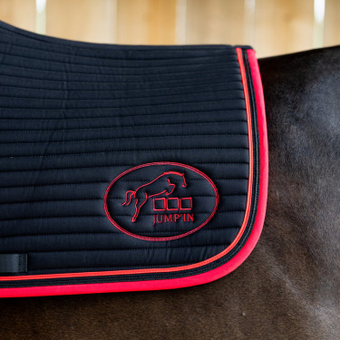 Tapete Jump'In Balthazar Preto / vermelho