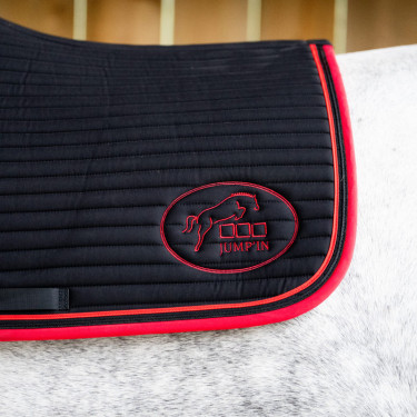 Tapete Jump'In Balthazar Preto / vermelho