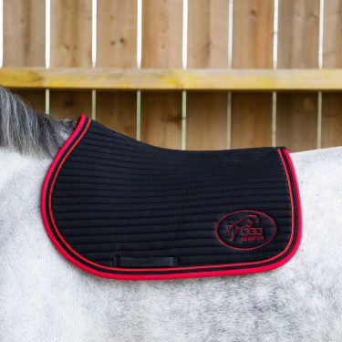 Tapete Jump'In Balthazar Preto / vermelho