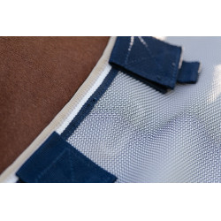 Camisa anti-moscas Horseware Rambo Protector Fieldsafe Prata / marinho Camisa anti-moscas Horseware Rambo Protector Fieldsafe Prata / marinho