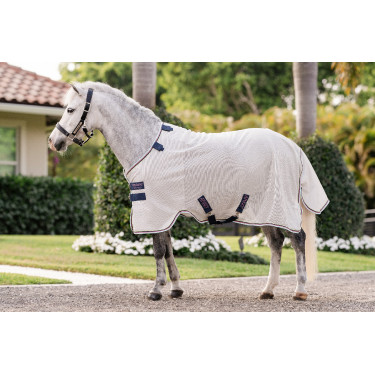Camisa anti-moscas Horseware Amigo Bug Rug Pony Prata / limão / marinho / rosa / azul