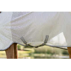 Camisa anti-moscas Horseware Amigo Bug Rug Prata / cinza titânio / prata