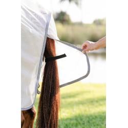 Camisa anti-moscas Horseware Amigo Bug Rug Prata / cinza titânio / prata