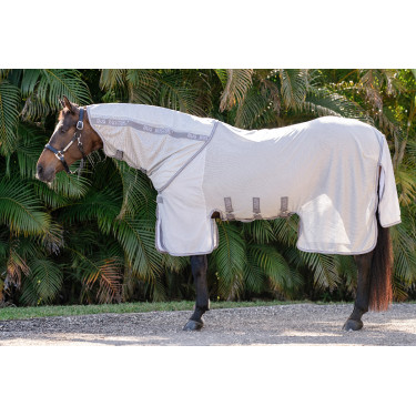 Camisa anti-moscas Horseware Amigo Bug Buster Prata / cinza titânio / prata Camisa anti-moscas Horseware Amigo Bug Buster Prata / cinza titânio / prata