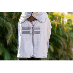 Camisa anti-moscas Horseware Amigo Bug Buster Prata / cinza titânio / prata Camisa anti-moscas Horseware Amigo Bug Buster Prata / cinza titânio / prata