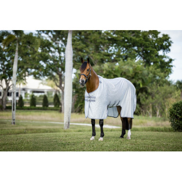 Camisa anti-moscas Horseware Amigo Bug Buster Prata / cinza titânio / prata Camisa anti-moscas Horseware Amigo Bug Buster Prata / cinza titânio / prata