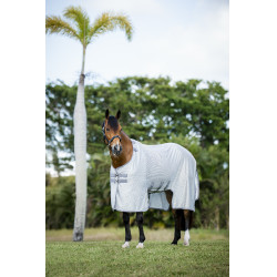 Camisa anti-moscas Horseware Amigo Bug Buster Prata / cinza titânio / prata Camisa anti-moscas Horseware Amigo Bug Buster Prata / cinza titânio / prata