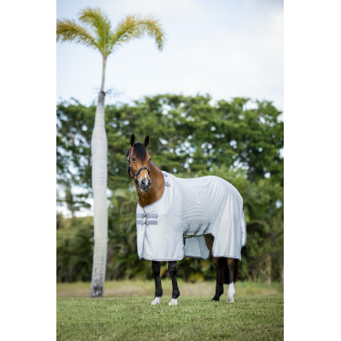 Camisa anti-moscas Horseware Amigo Bug Buster Prata / cinza titânio / prata Camisa anti-moscas Horseware Amigo Bug Buster Prata / cinza titânio / prata