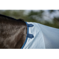 Camisa anti-moscas Horseware Amigo Bug Buster Azul céu / marinho / azul elétrico Camisa anti-moscas Horseware Amigo Bug Buster Azul céu / marinho / azul elétrico