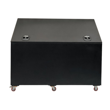 Caixa de alimentos em alumínio Grooming Deluxe by Kentucky com rodas Preto