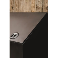 Caixa de alimentos em alumínio Grooming Deluxe by Kentucky com rodas Preto