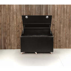 Caixa de alimentos em alumínio Grooming Deluxe by Kentucky com rodas Preto