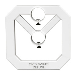 Cavaletti alumínio Square Grooming Deluxe da Kentucky por 2 Branco Cavaletti alumínio Square Grooming Deluxe da Kentucky por 2 Branco