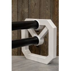 Cavaletti alumínio Square Grooming Deluxe da Kentucky por 2 Branco