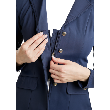 Casaco de competição Montar Kathy feminino Marinho Azul-marinho