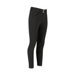 Calça de equitação Kentucky Miami com grip nos joelhos feminina Preto
