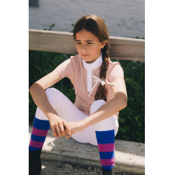 Pólo de competição Kentucky Tokyo de mangas curtas para menina Rosa velho Pólo de competição Kentucky Tokyo de mangas curtas para menina Rosa velho