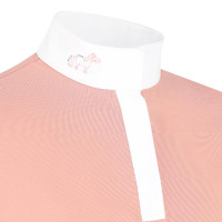 Polo de competição Kentucky Tokyo de manga comprida para menina Rosa velho Polo de competição Kentucky Tokyo de manga comprida para menina Rosa velho