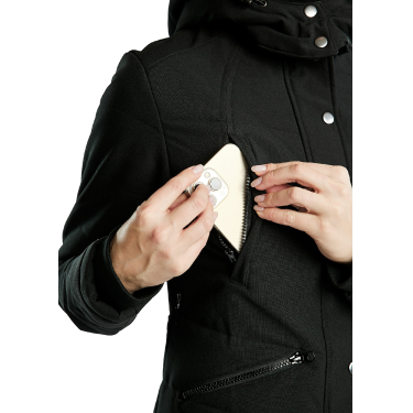 Casaco Montar extra longo Dicte feminino Preto