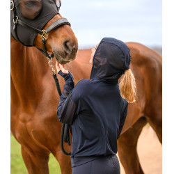 Camisola com capuz antimoscas ELT Ruby Azul profundo Camisola com capuz antimoscas ELT Ruby Azul profundo