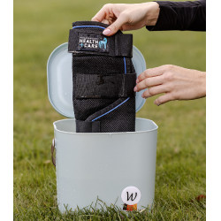 Guêtres Waldhausen Health + Care Ice Layer por 2 Preto