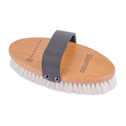 Escova macia Waldhausen Exclusive Line cerdas de cabra Madeira Bege