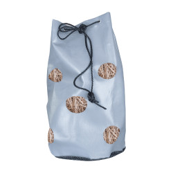 Saco de feno Waldhausen com fundo em malha Cinzento Saco de feno Waldhausen com fundo em malha Cinzento