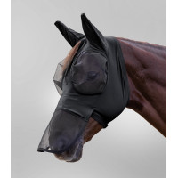 Máscara anti-moscas Waldhausen Puck proteção nasal Preto