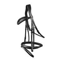 Bridão Waldhausen X-Line London focinheira combinada Preto