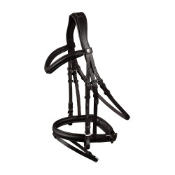 Bridon Waldhausen X-Line Estocolmo muserola combinada pull back Castanho Bridon Waldhausen X-Line Estocolmo muserola combinada pull back Castanho