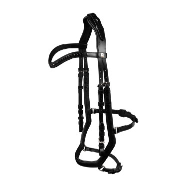 Bridão Waldhausen X-Line Relaxation focinheira anatômica Preto Bridão Waldhausen X-Line Relaxation focinheira anatômica Preto