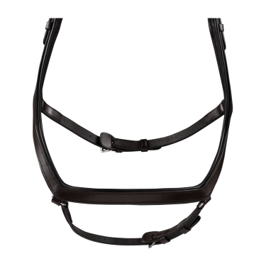 Bridão Waldhausen X-Line Relaxation focinheira anatômica Castanho