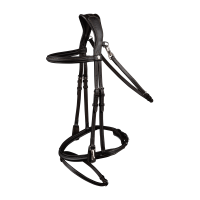 Bridão Waldhausen X-Line Work focinheira combinada Castanho