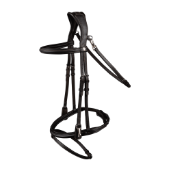 Bridão Waldhausen X-Line Work focinheira combinada Castanho