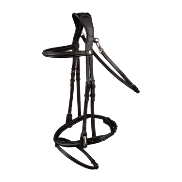 Bridão Waldhausen X-Line Work focinheira combinada Castanho